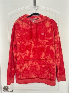 Vans Orange Tie-Dye Pullover Hoodie